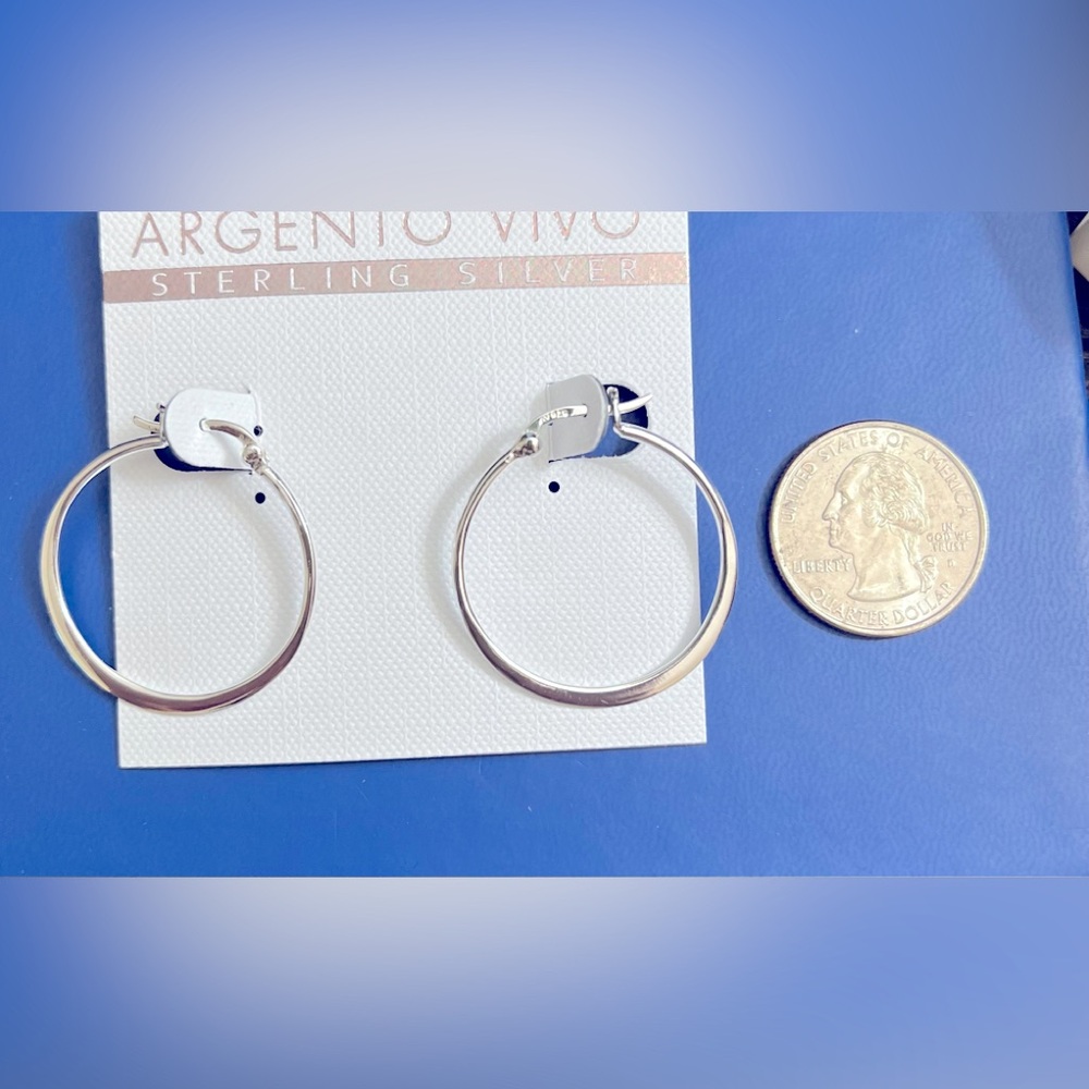 🔥🆕 Sterling Silver (.925) Hoop Earrings